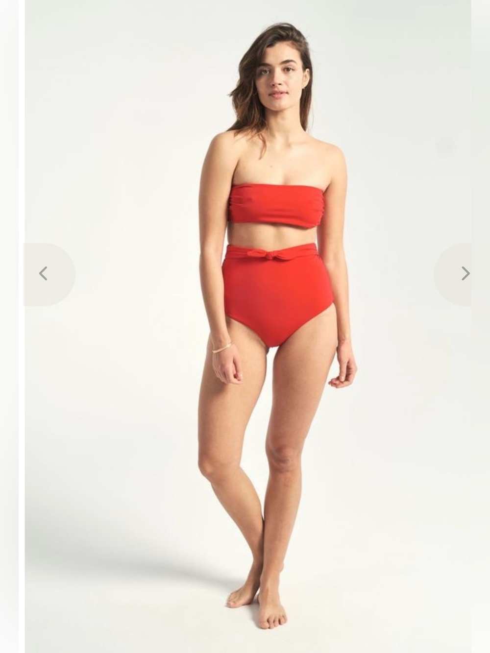 MARA HOFFMAN
ABIGAIL BANDEAU BIKINI TOP AND Jay Bikini Bottom